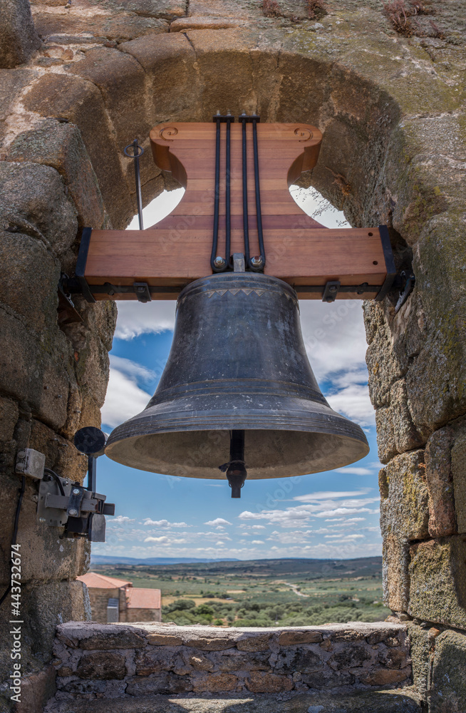 Church bell of little rural village