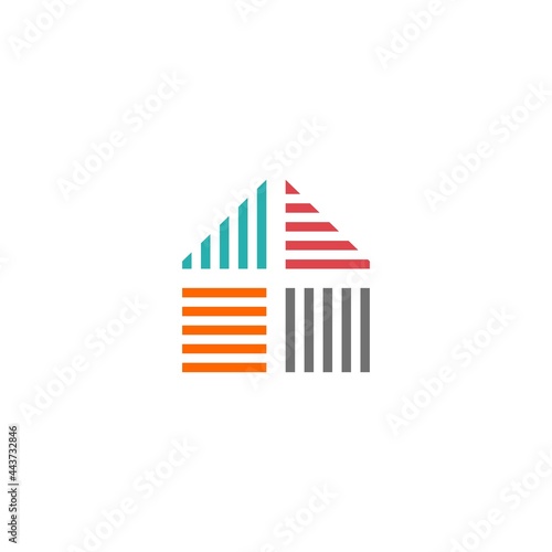 abstract home logo. perfect for your company logo