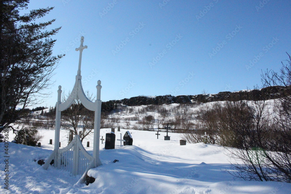 Old Icelandic cemetery