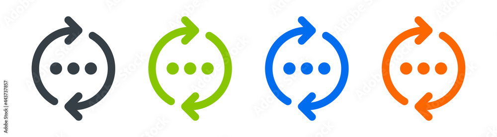 Loading process vector icon set. Loading process vector icon set.