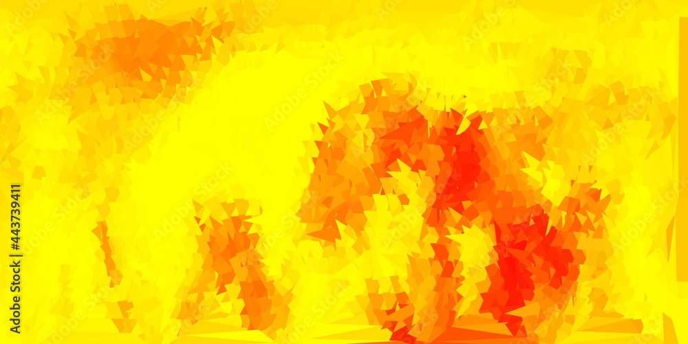 Dark yellow vector polygonal backdrop. Dark yellow vector polygonal backdrop.