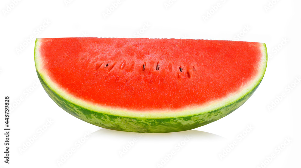 Sliced of watermelon isolated on white background. Sliced of watermelon isolated on white background.