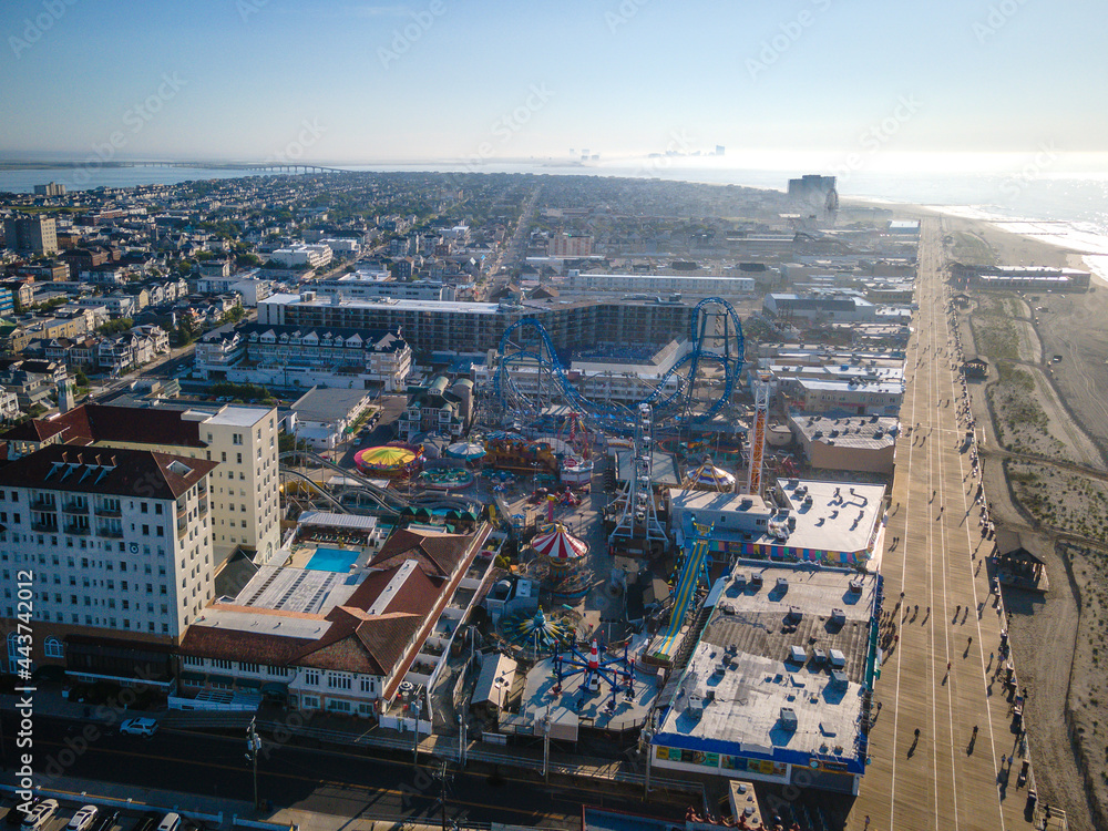 Aerial Drone of Ocean City New Jersey 
