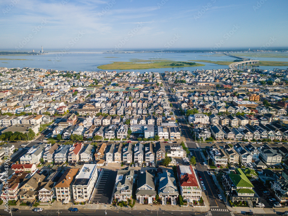 Aerial Drone of Ocean City New Jersey 