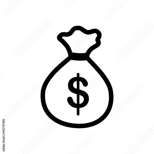 Money bag with dollar symbol