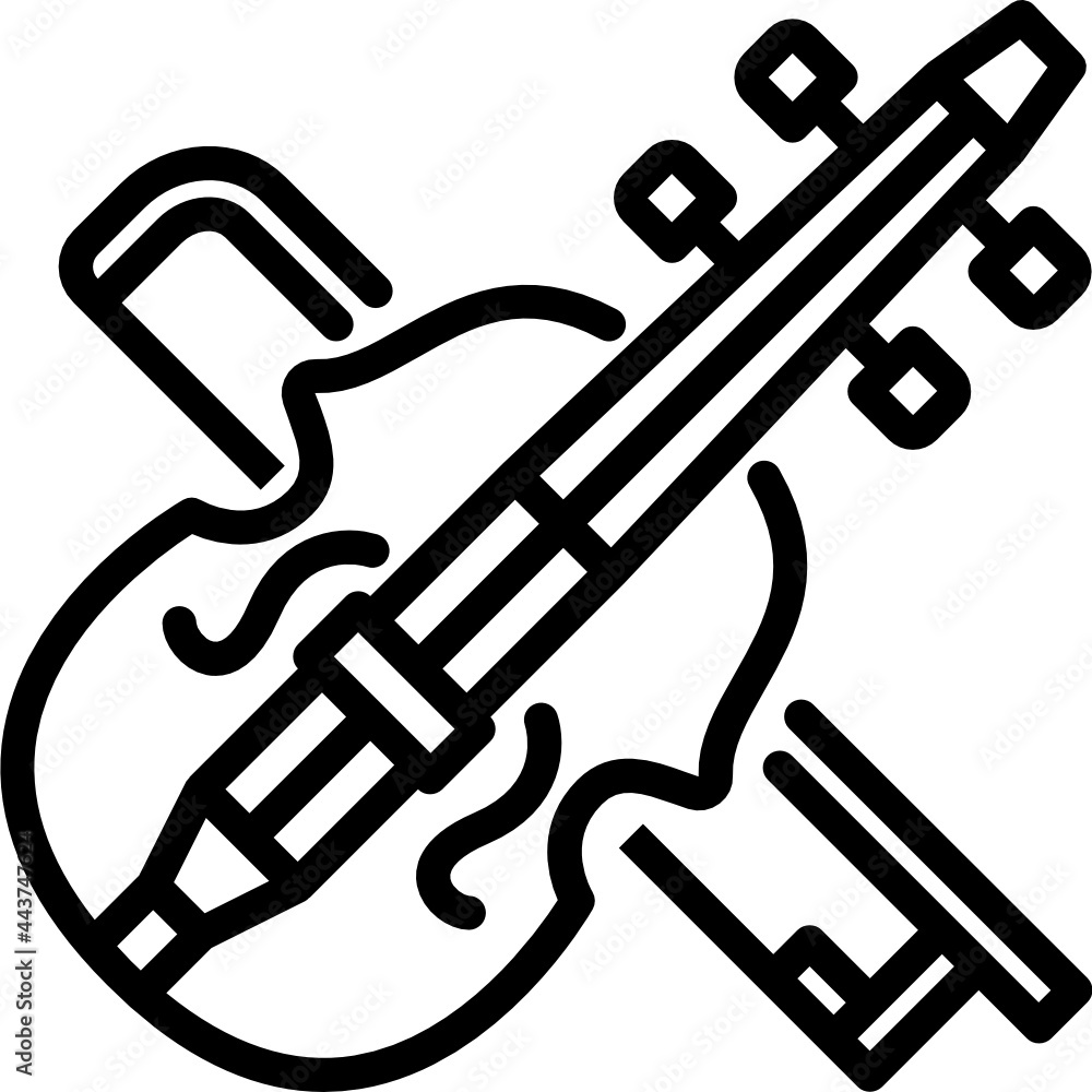 violin outline icon violin outline icon