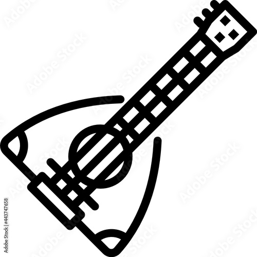 balalaika outline icon