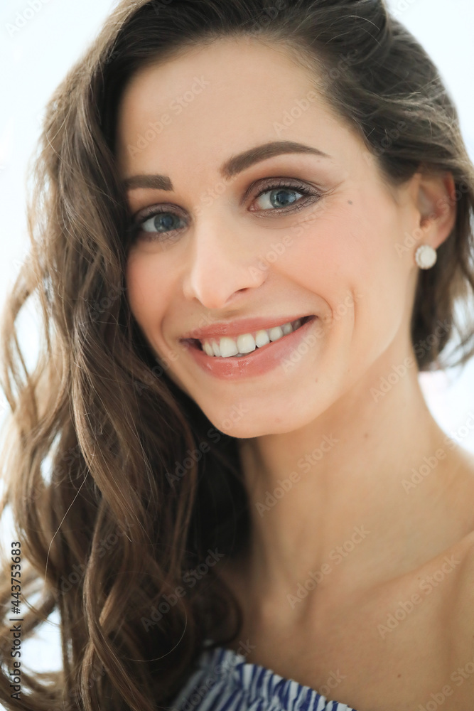 Obraz premium Woman with beautiful smile