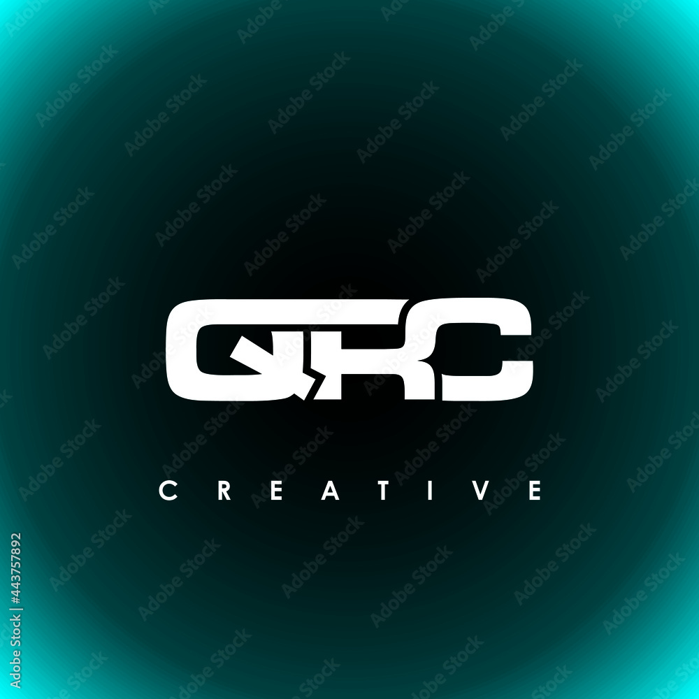 QRC Letter Initial Logo Design Template Vector Illustration QRC Letter Initial Logo Design Template Vector Illustration