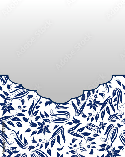 Chinese Porcelain Style Background