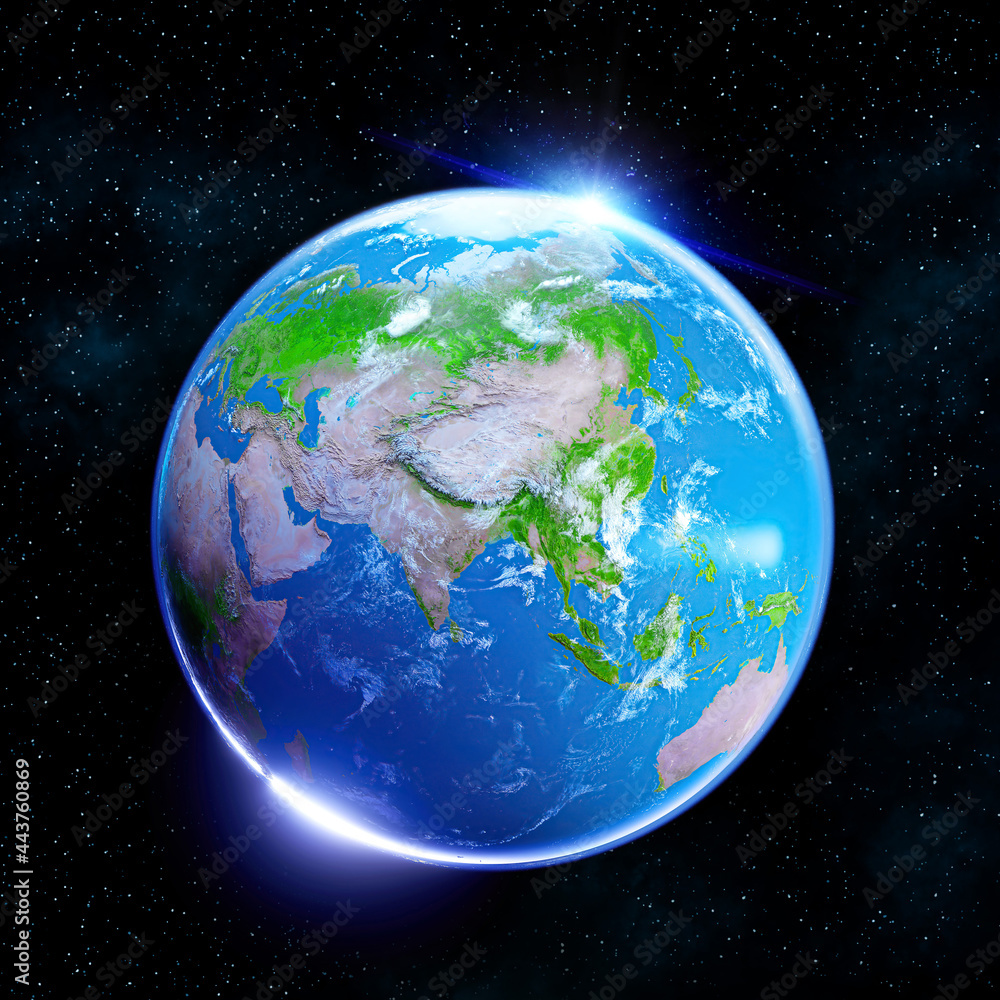 earth space universe optical flares blue planet earth space universe optical flares blue planet