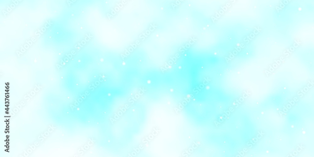 Light BLUE vector pattern with abstract stars. Light BLUE vector pattern with abstract stars.