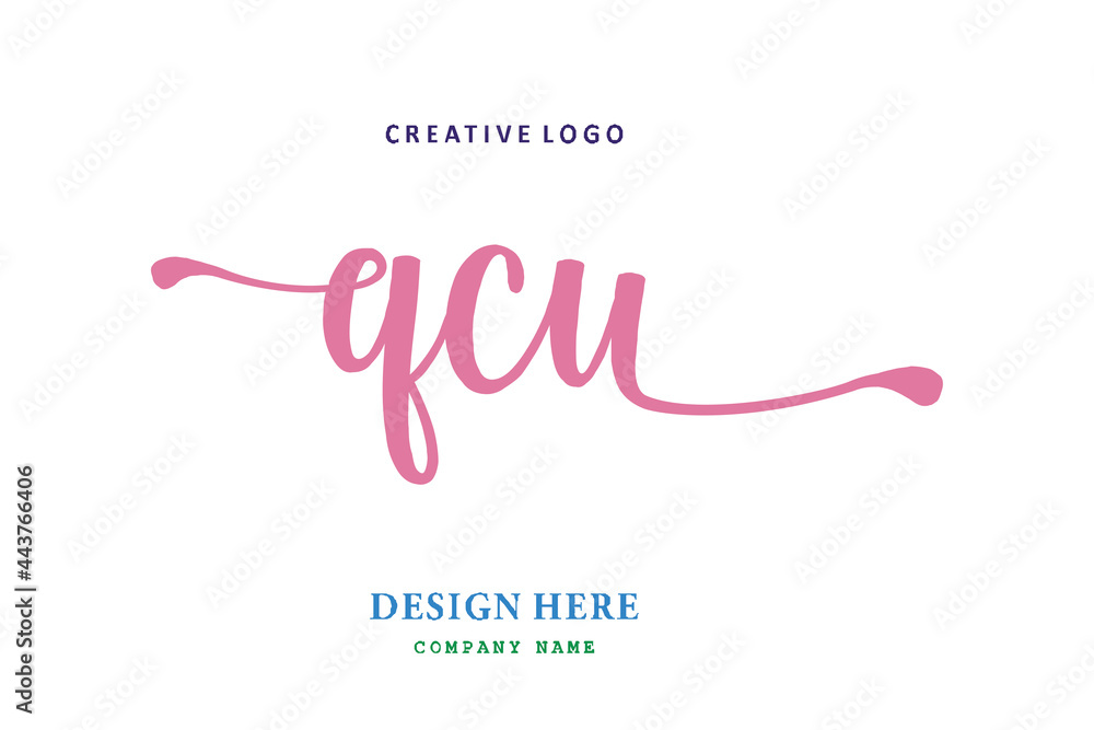 QCU lettering logo is simple, easy to understand and authoritative QCU lettering logo is simple, easy to understand and authoritative
