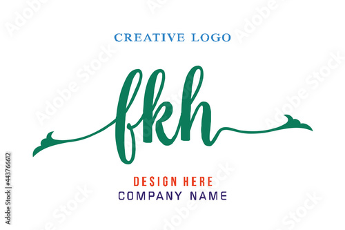 FKH lettering logo is simple, easy to understand and authoritative