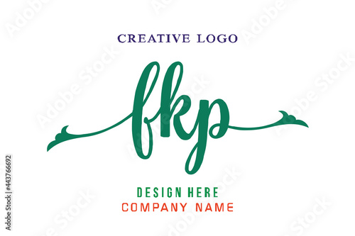 FKP lettering logo is simple, easy to understand and authoritative