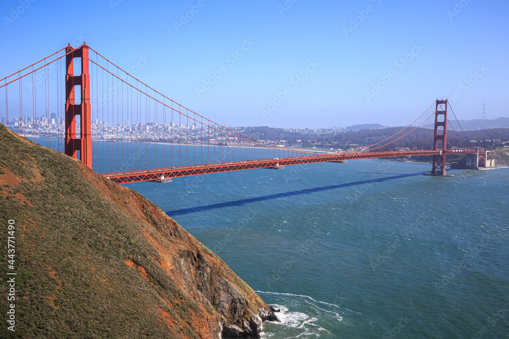 Fototapeta premium Golden Gate Bridge North Viewpoint, San Francisco, California