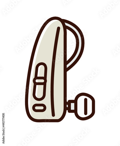 behind-the-ear hearing aid