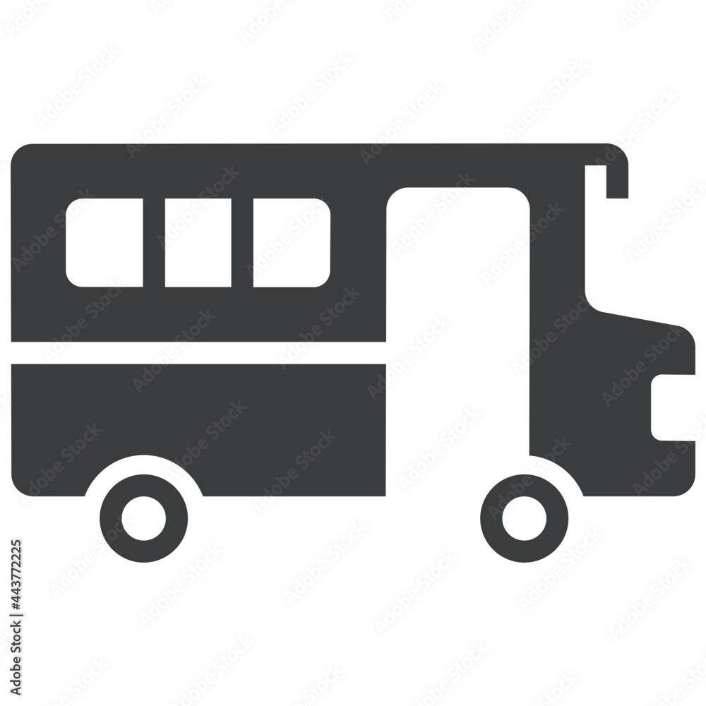 School Bus Icon School Bus Icon