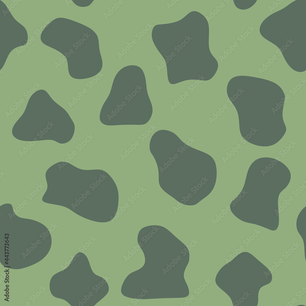 Abstract spots on a dark background. Cow pattern. Vector illustration. Print for printing. Abstract spots on a dark background. Cow pattern. Vector illustration. Print for printing.