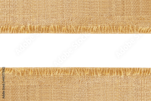 sackcloth textured with white space background use for design
