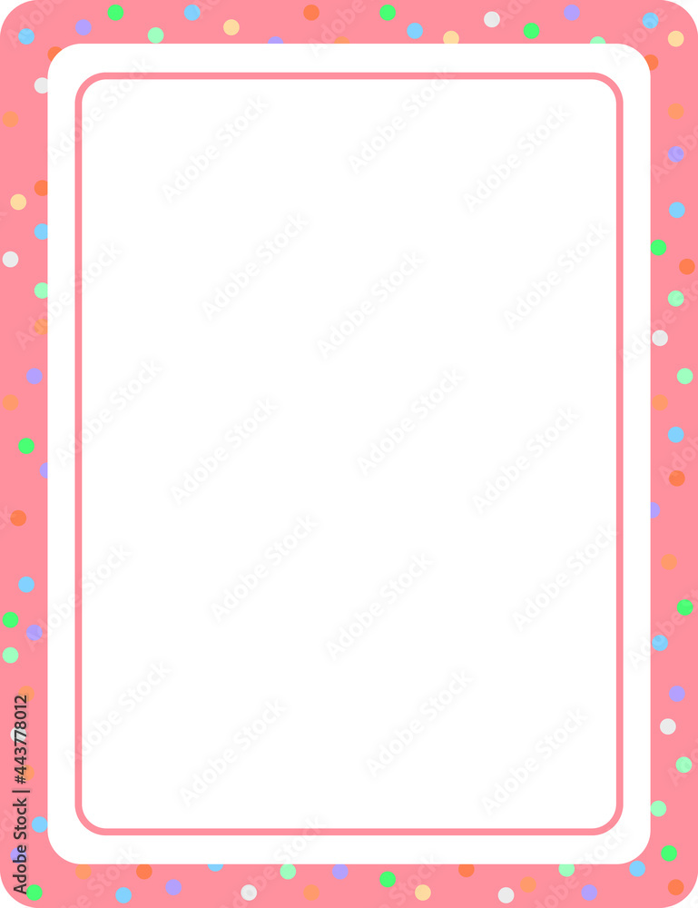 Empty pink vertical frame banner template Empty pink vertical frame banner template