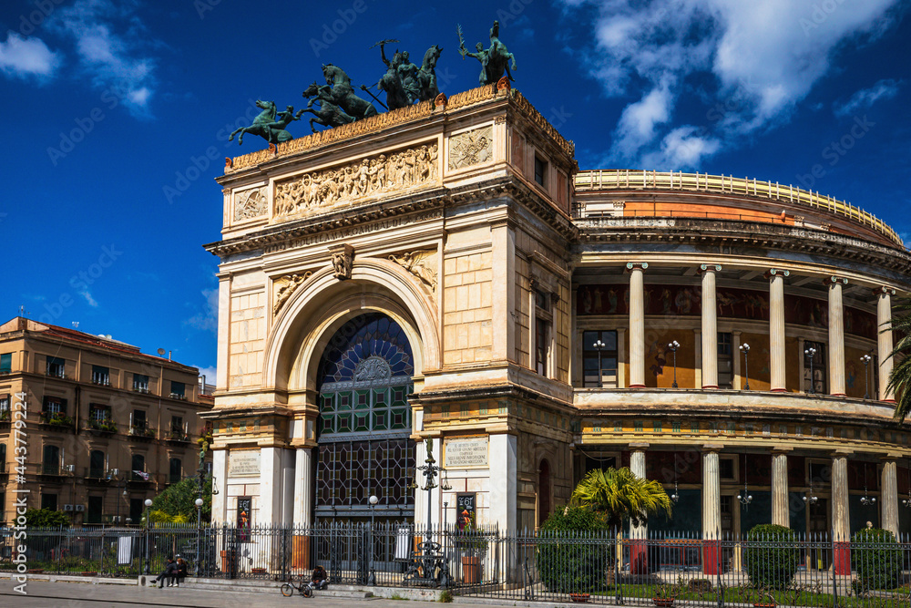 Palermo Inner City on a stormy day