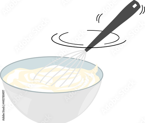 ボウルと泡立て