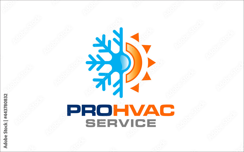 Illustration graphic vector of plumbing, heating and cooling service Logo Design template Illustration graphic vector of plumbing, heating and cooling service Logo Design template