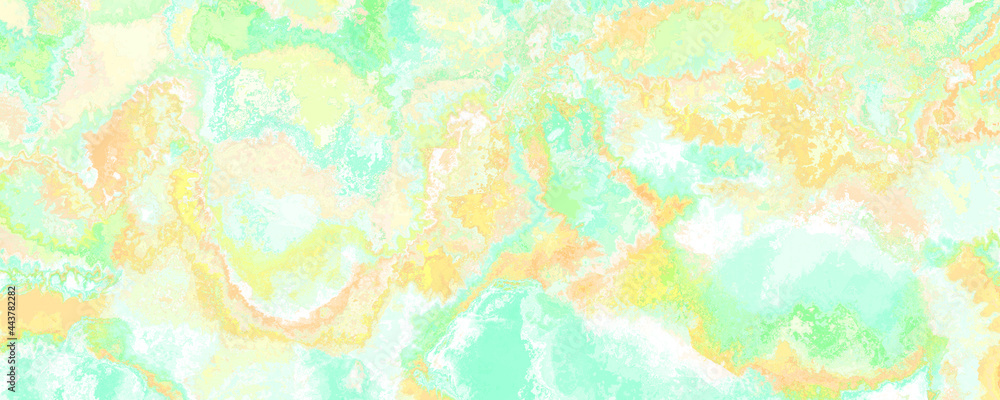 背景素材 水彩絵具のマーブル模様 オレンジ 緑
背景素材 水彩絵具のマーブル模様 オレンジ 緑