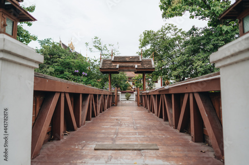 A bridge on a channel. Chiang Mai