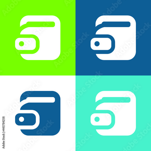 Big Torch Flat four color minimal icon set