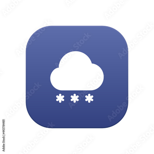 Snow - App Icon Button