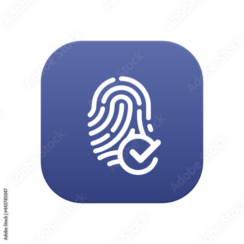 Verified Fingerprint - Sticker