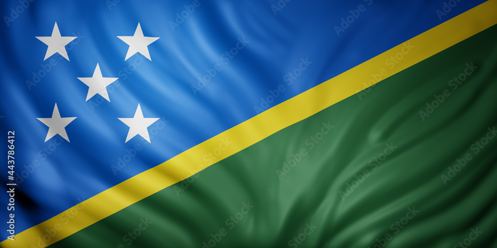 Solomon Islands 3d flag
