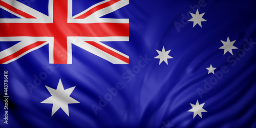 Australia 3d flag © erllre