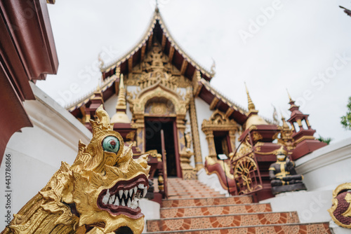 Buddhist temple of Wat Rajamontean in Chiang Mai, Thailand. © Natalia