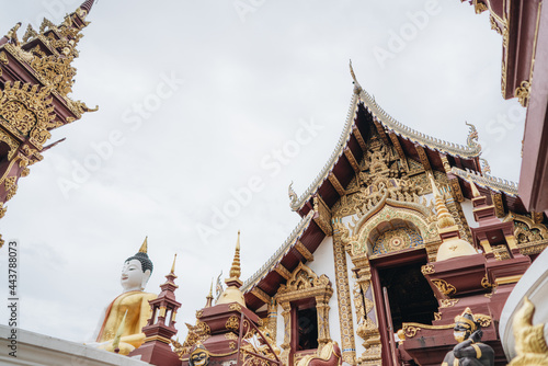 Buddhist temple of Wat Rajamontean in Chiang Mai  Thailand.