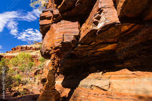 オーストラリア 西オーストラリア州にあるカリジニ国立公園の岩層