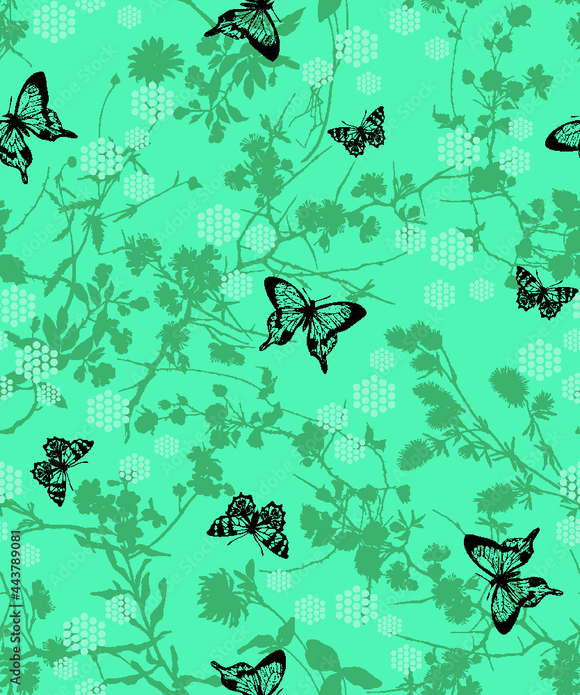 seamless pattern with butterflies seamless pattern with butterflies