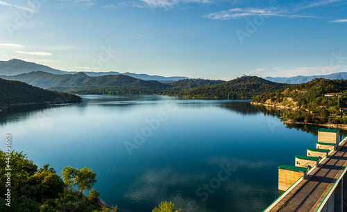 View of Dam DARNIUS-BOADELLA in Figueres,Catalonia,Spain,Europe
