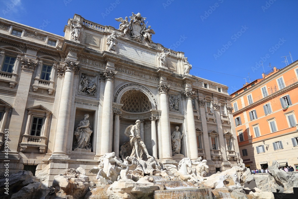 Rome landmark - Trevi Fountain
