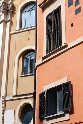 Rome architecture in Trastevere district