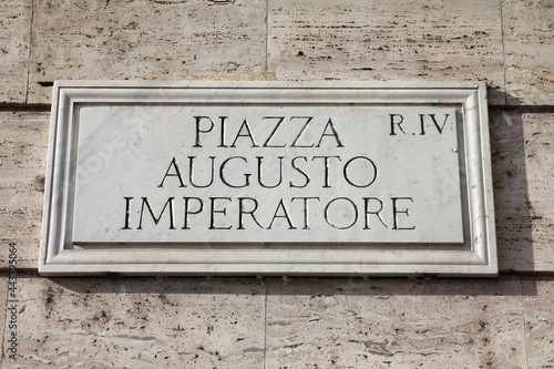 Rome - detail of Campo Marzio district photo