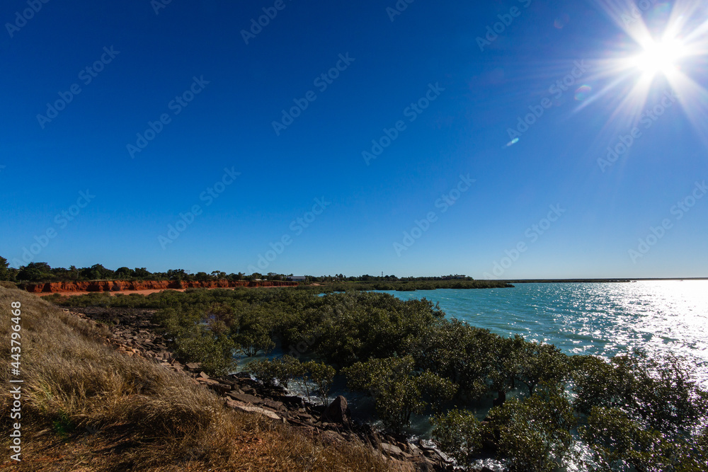 オーストラリア　西オーストラリア州のポートヘッドランドの海岸