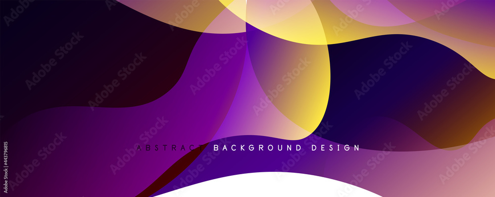 Trendy simple fluid color gradient abstract background with dynamic wave line effect. Vector Illustration For Wallpaper, Banner, Background, Card, Book Illustration, landing page Trendy simple fluid color gradient abstract background with dynamic wave line effect. Vector Illustration For Wallpaper, Banner, Background, Card, Book Illustration, landing page