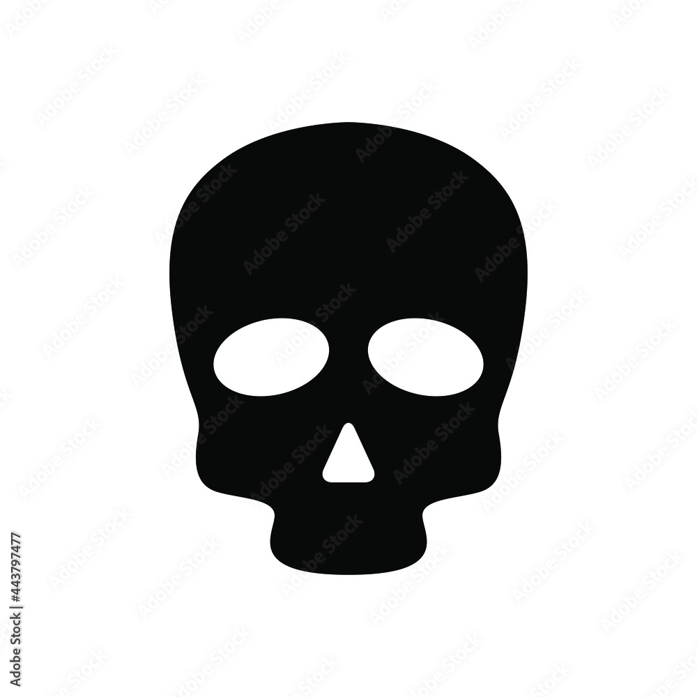 Skull icon vector graphic illustration Skull icon vector graphic illustration