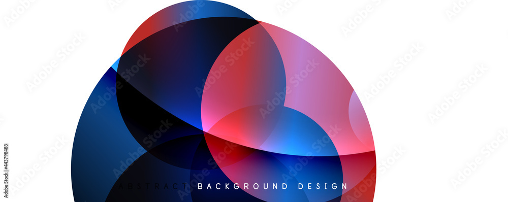 Obraz premium Trendy simple fluid color gradient abstract background. Mixing of colors and lines. Vector Illustration For Wallpaper, Banner, Background, Landing Page