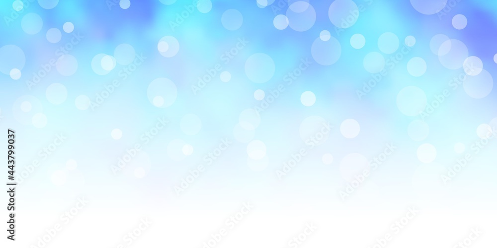Light BLUE vector background with circles. Light BLUE vector background with circles.