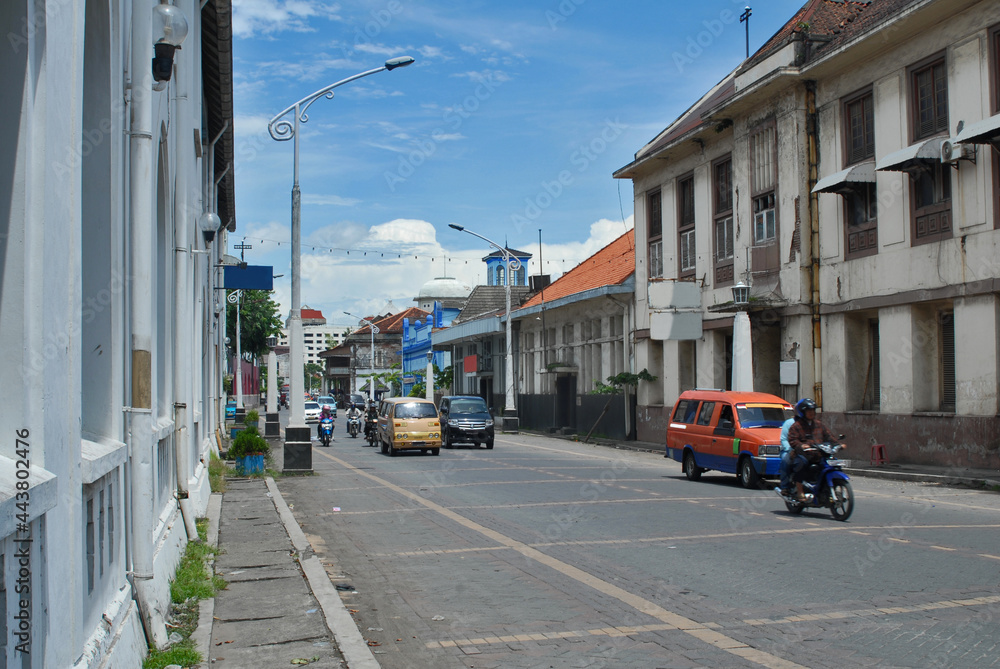 Street view in old town Semarang