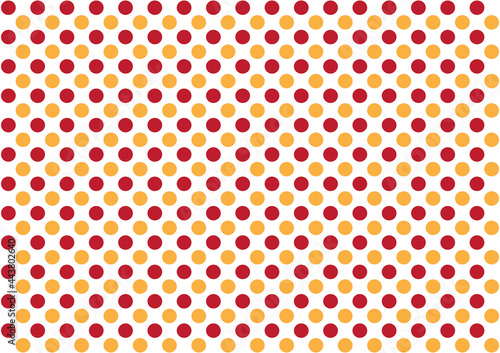  orange red vector pattern with spheres Illustration with colorful abstract circles set. Template for your brand book.